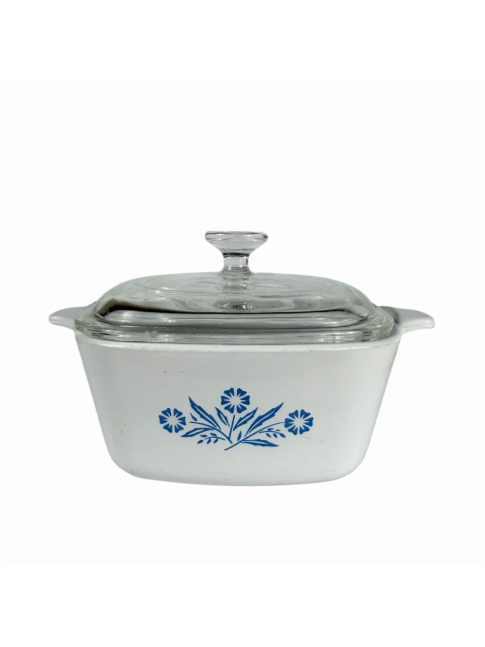 Vintage Corning Ware Cornflower Blue 2 3/4 Cup P-43-B Casserole Dish w/ Lid